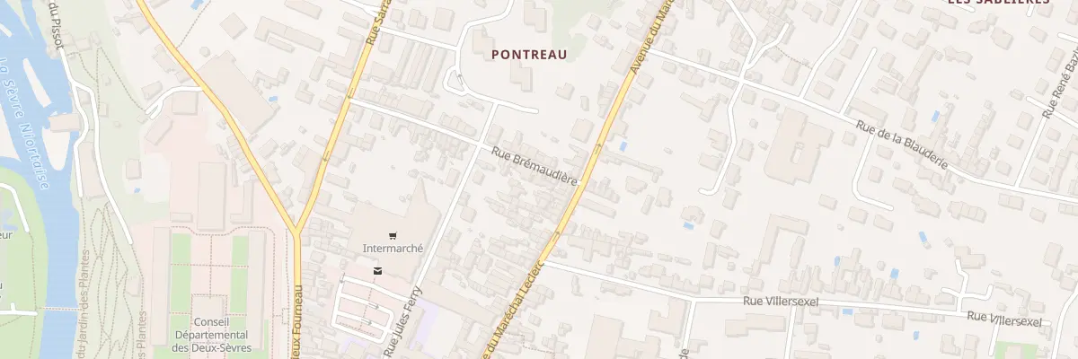 Plan du 47 Rue Brémaudière à Niort