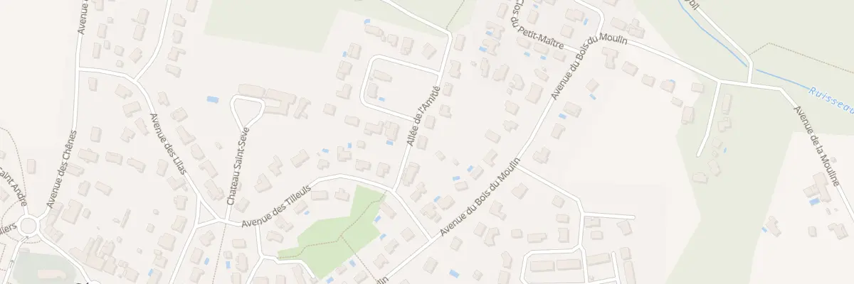 Plan du 2 All de l’Amitie à Cénac