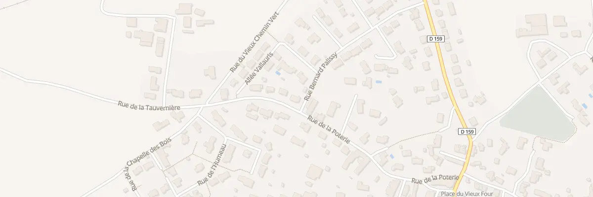 Plan du 50 Rue de la Poterie à Bressuire