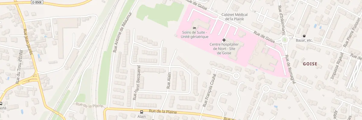 Plan du 36 Rue Alfred de Vigny à Niort