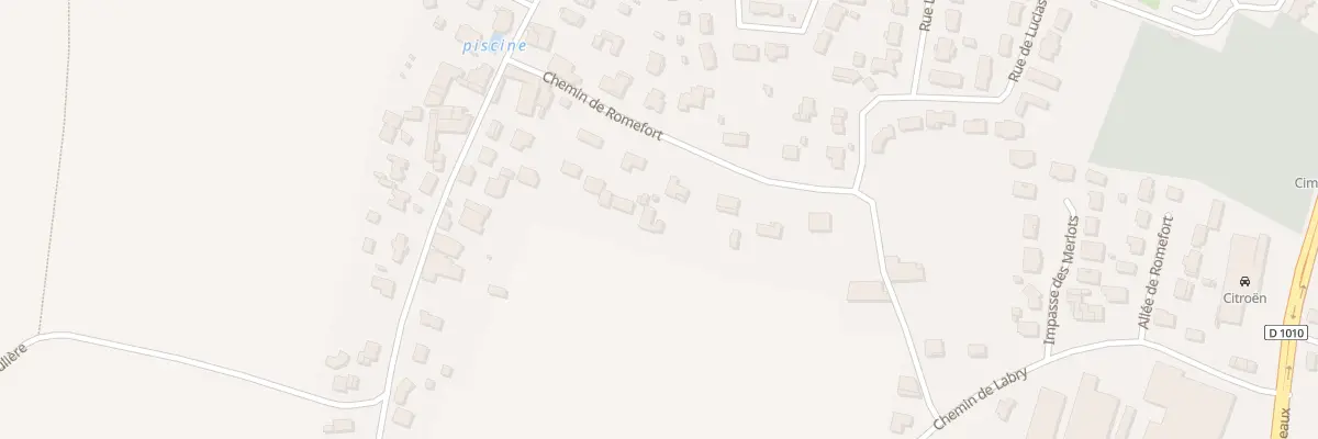 Plan du 380 Che de Romefort à Saint-André-de-Cubzac