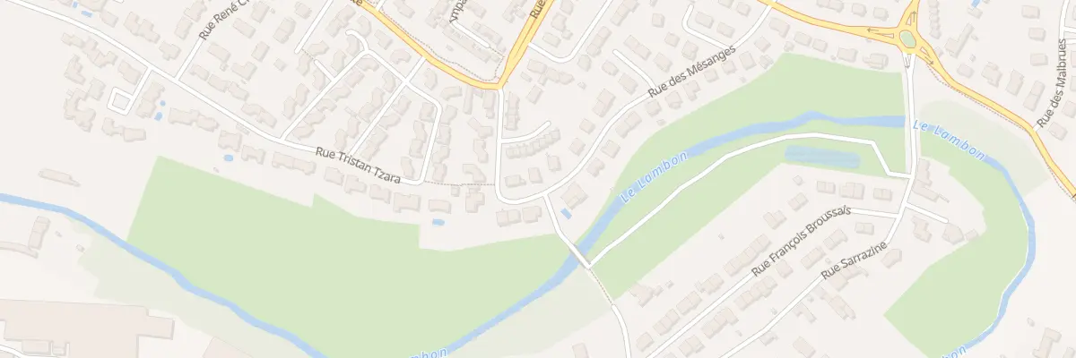 Plan du 11 Rue des Mésanges à Niort