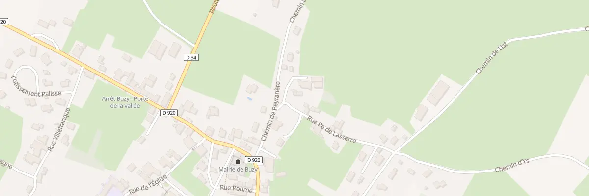 Plan du 2 Imp Marzet à Buzy