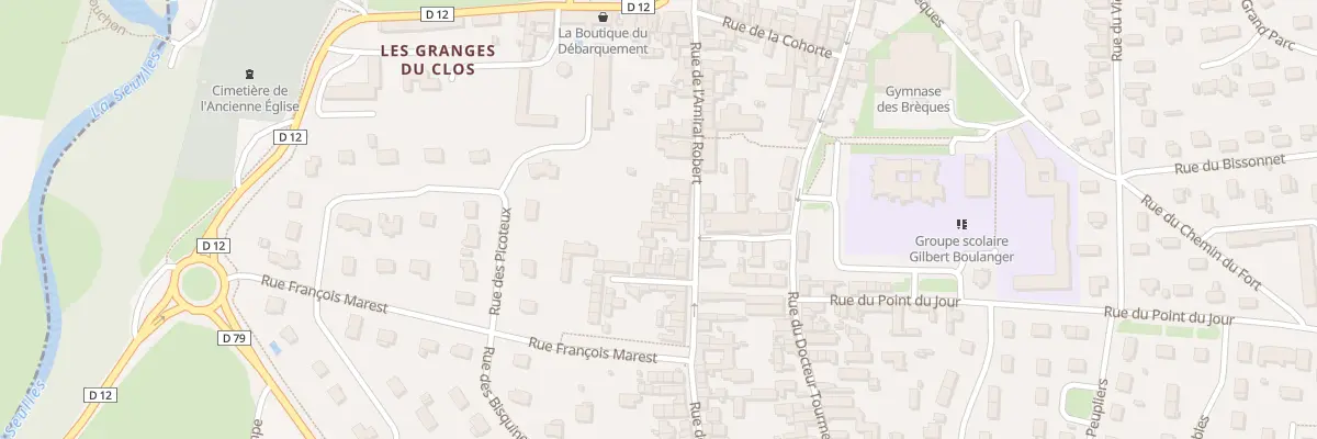 Plan du 24 Rue Amiral Robert à Courseulles-sur-Mer