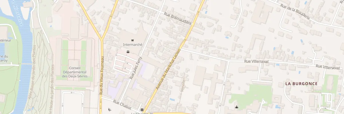 Plan du 49 Rue du Mal Leclerc à Niort