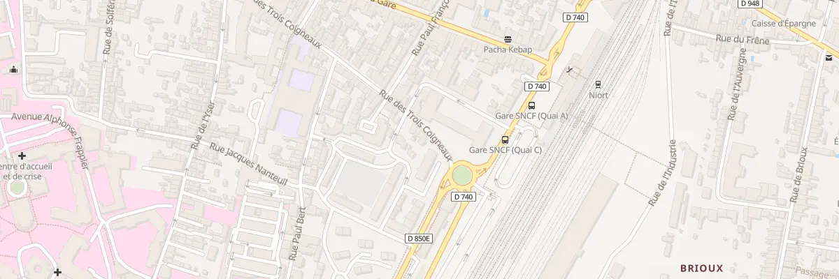 Plan du 98 Rue des 3 Coigneaux à Niort