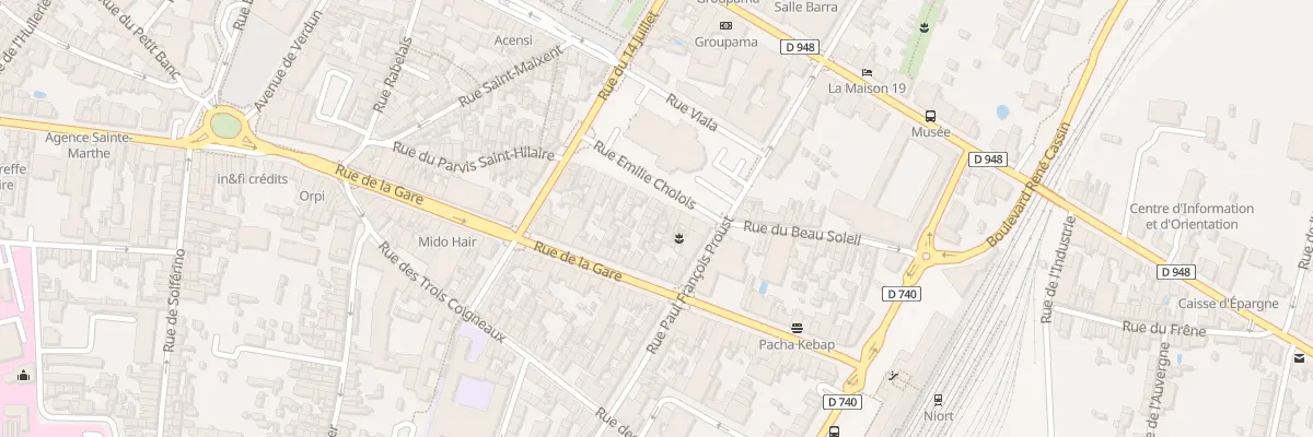 Plan du 24B Rue Emilie Cholois à Niort