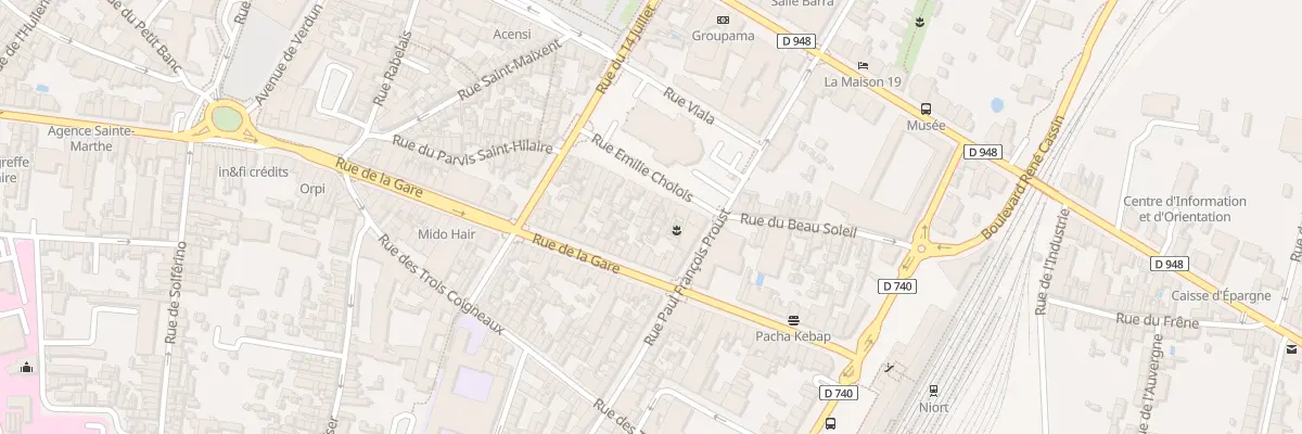 Plan du 24C Rue Emilie Cholois à Niort