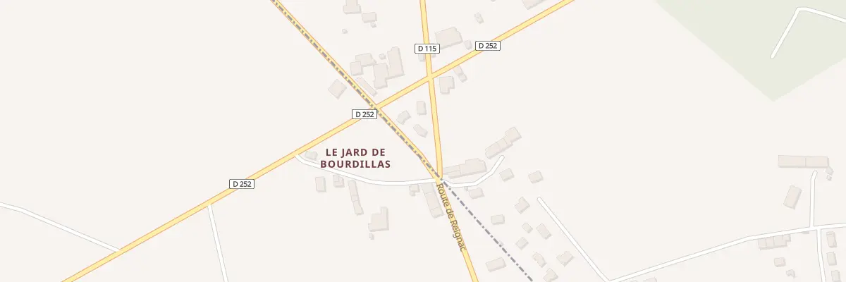 Plan du Jard de Bourdillas Oues à Saint-Savin