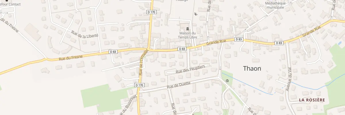 Plan du 8 Gr Grande Rue à Thaon