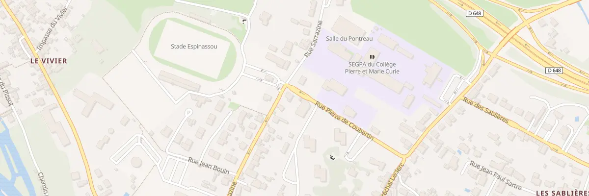 Plan du 60 Rue Sarrazine à Niort