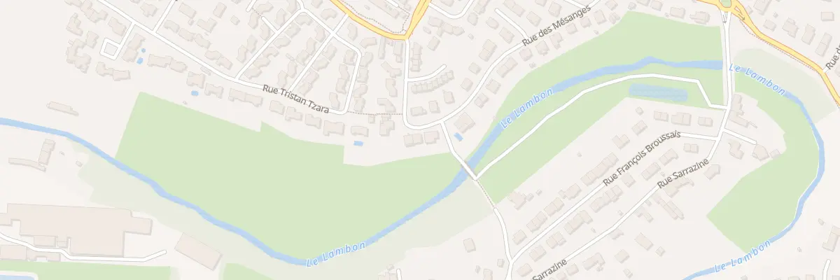 Plan du 10 Rue des Mésanges à Niort