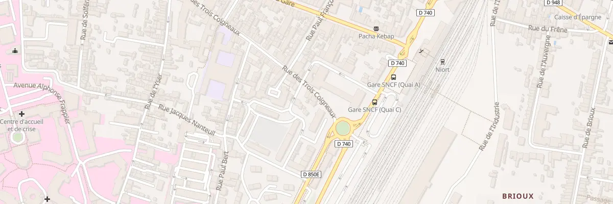 Plan du 96 Rue des 3 Coigneaux à Niort