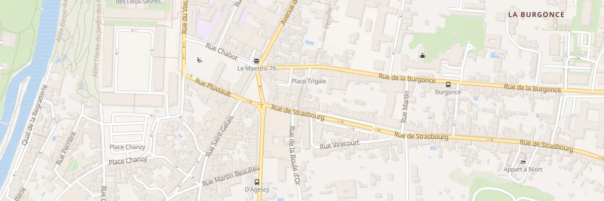 Plan du 17 Rue de Strasbourg à Niort