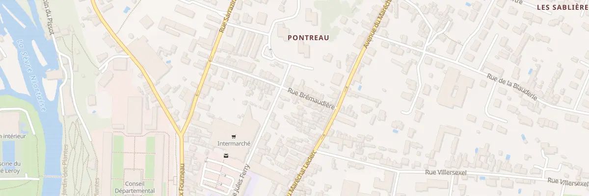 Plan du 39 Rue Brémaudière à Niort