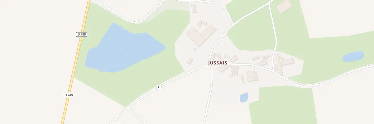 Plan du 9000 Jussais à Saint-Aubin-du-Plain