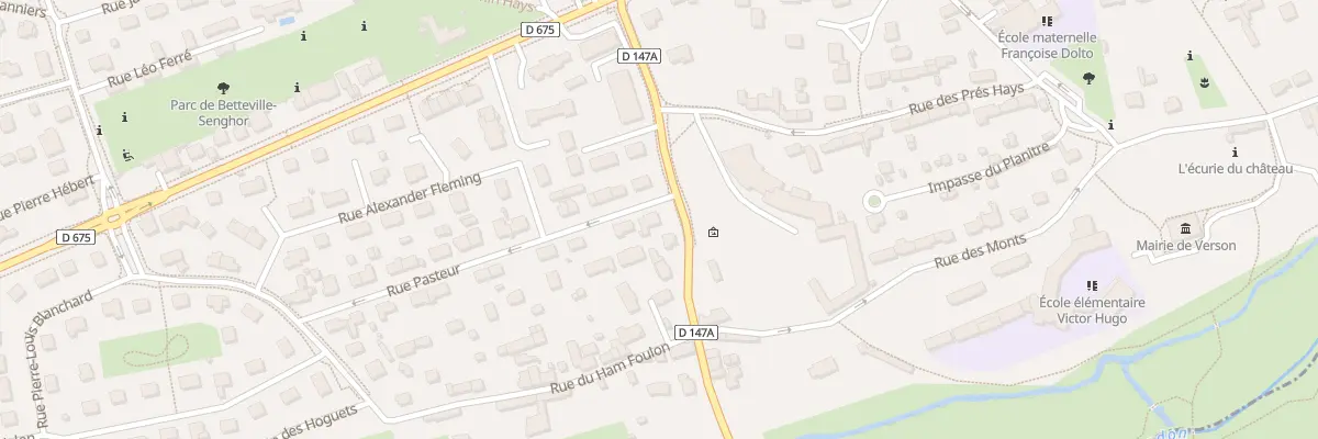Plan du 3 Rue Pasteur à Verson