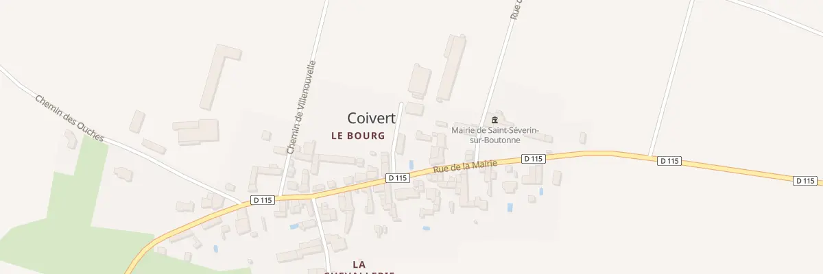 Plan du 29 Rue de la Mairie à Coivert