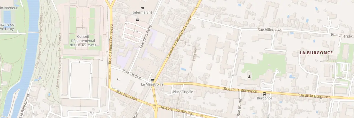 Plan du 38J Rue du Mal Leclerc à Niort