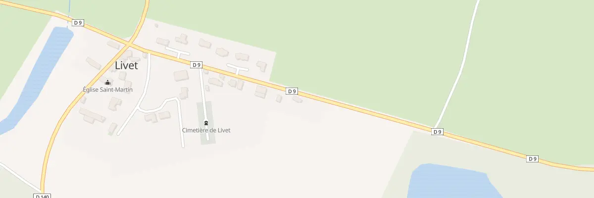 Plan du 290 Rte de Sainte-Suzanne à Livet