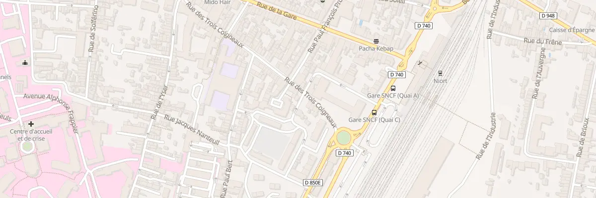 Plan du 88 Rue des 3 Coigneaux à Niort