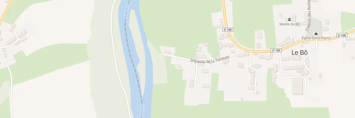 Plan du 5059 Le Bourg au Bô