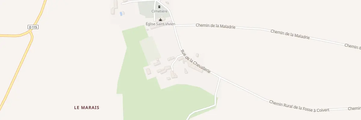 Plan du 1 Imp du Marais à Coivert
