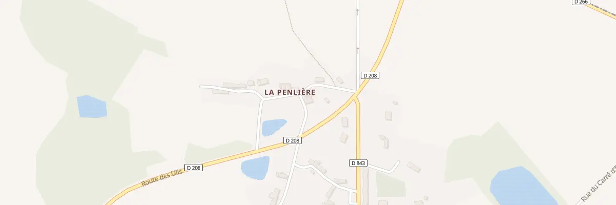 Plan du 204 La Penliere à La Coulonche