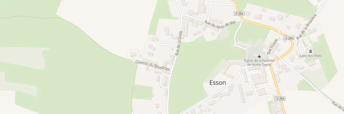Plan du 17 Rue de Gronde à Esson