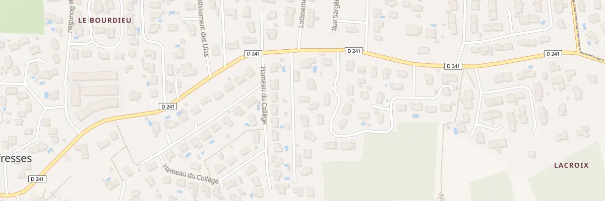 Plan du 41 Av des Trois Lieues à Tresses