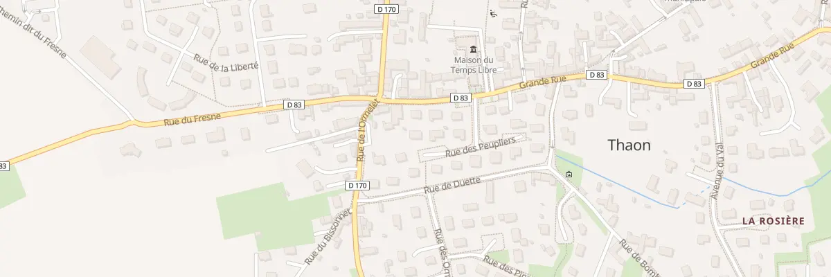Plan du 10 Rue des Peupliers à Thaon