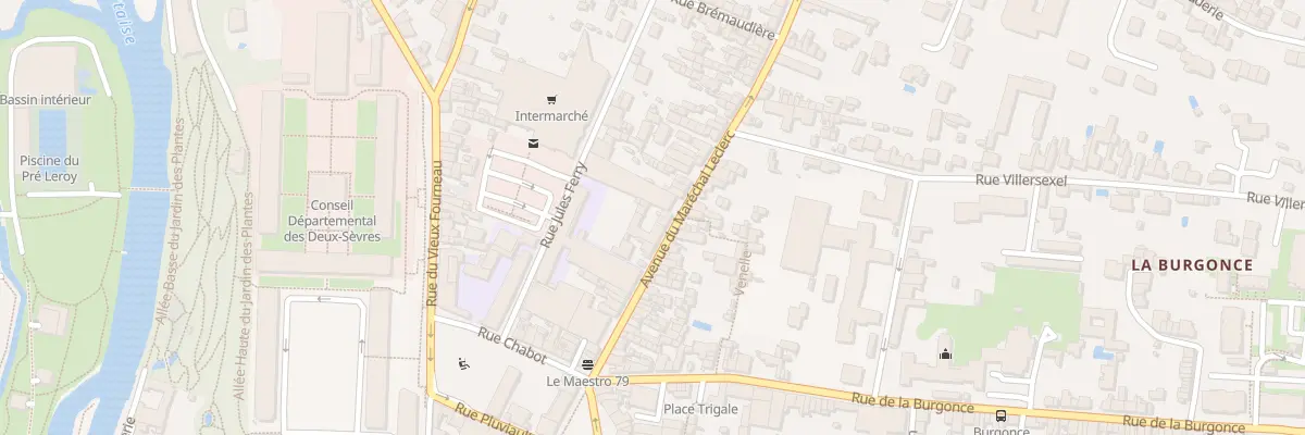 Plan du 33 Rue du Mal Leclerc à Niort