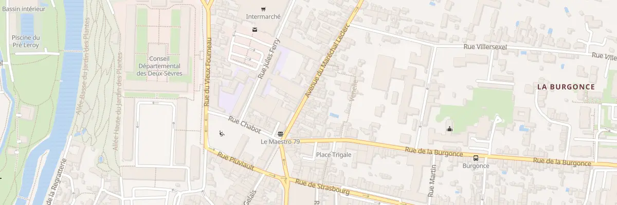 Plan du 34 Rue du Mal Leclerc à Niort