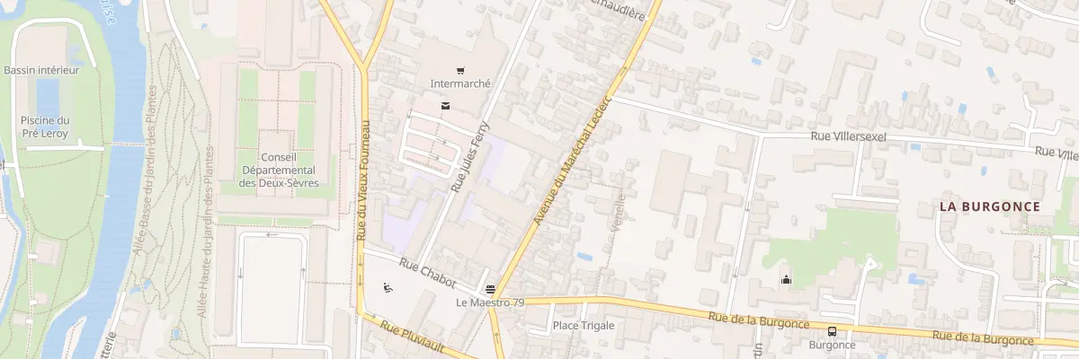 Plan du 31 Rue du Mal Leclerc à Niort