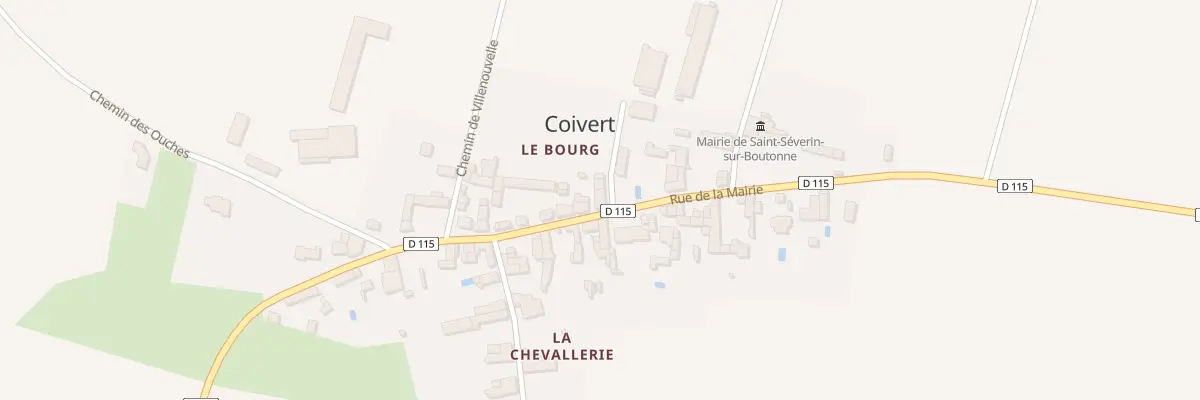 Plan du 25 Rue de la Mairie à Coivert