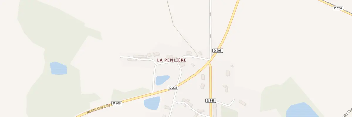 Plan du 5025 La Penliere à La Coulonche