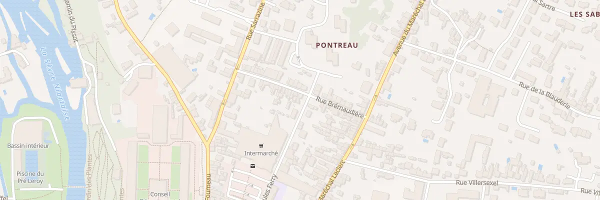 Plan du 31 Rue Brémaudière à Niort