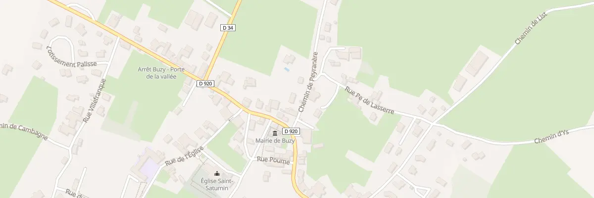 Plan du 1B Che de Peyranere à Buzy