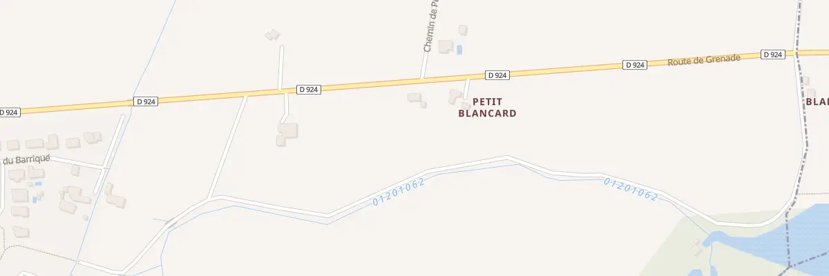 Plan du 620 Rte de Grenade à Saint-Maurice-sur-Adour