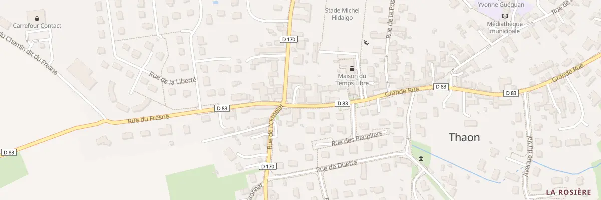 Plan du 3 Gr Grande Rue à Thaon
