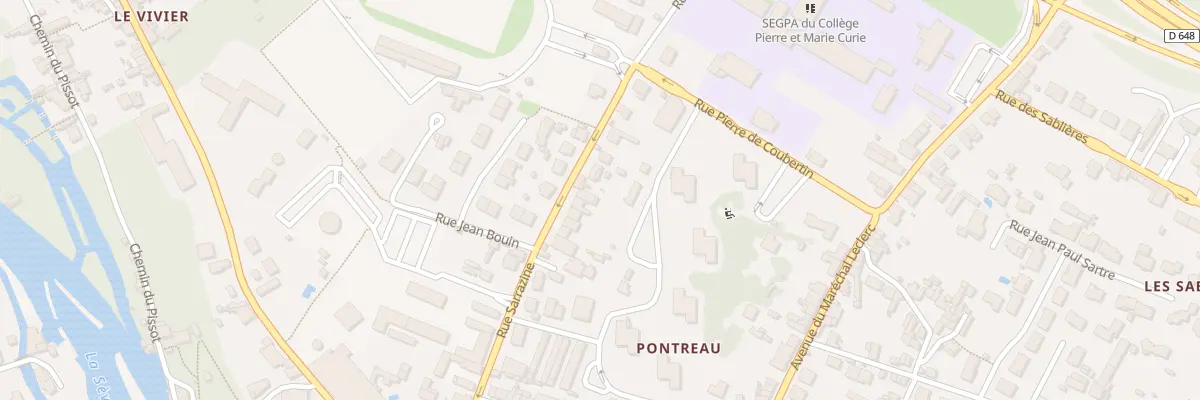 Plan du 46 Rue Sarrazine à Niort