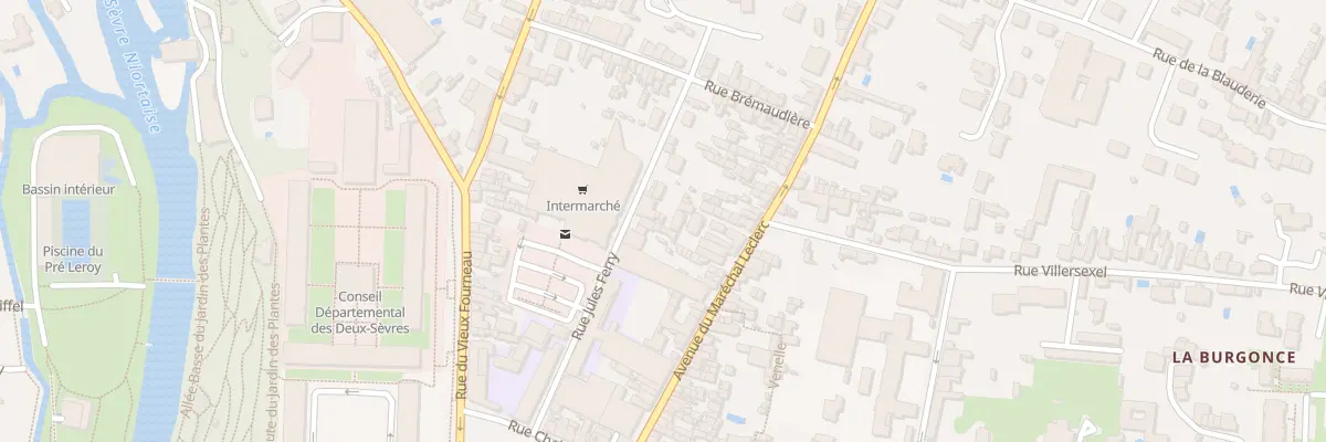 Plan du 41K Rue du Mal Leclerc à Niort