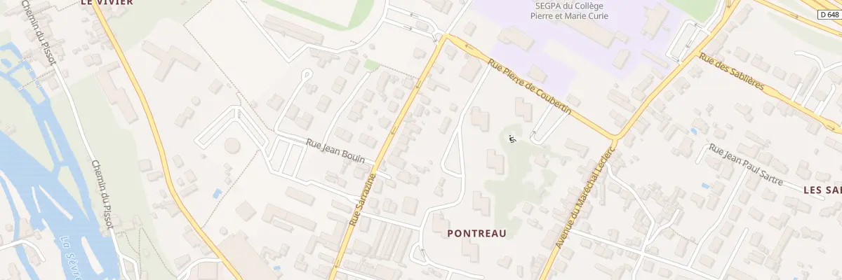 Plan du 44 Rue Sarrazine à Niort