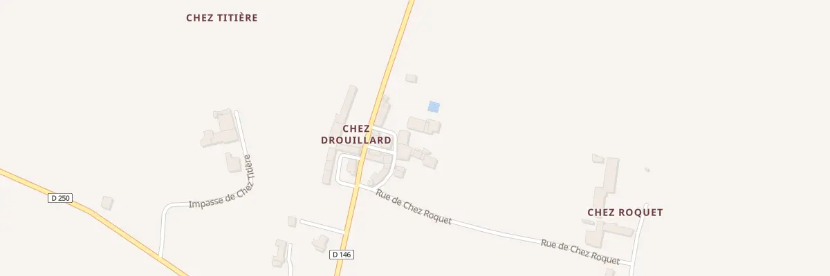 Plan du 6 Rue des Puits Drouillard à Chadenac