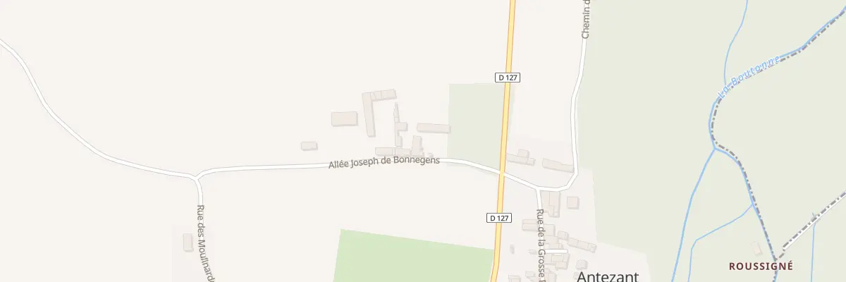 Plan du 6 All Joseph de Bonnegens à Antezant-la-Chapelle