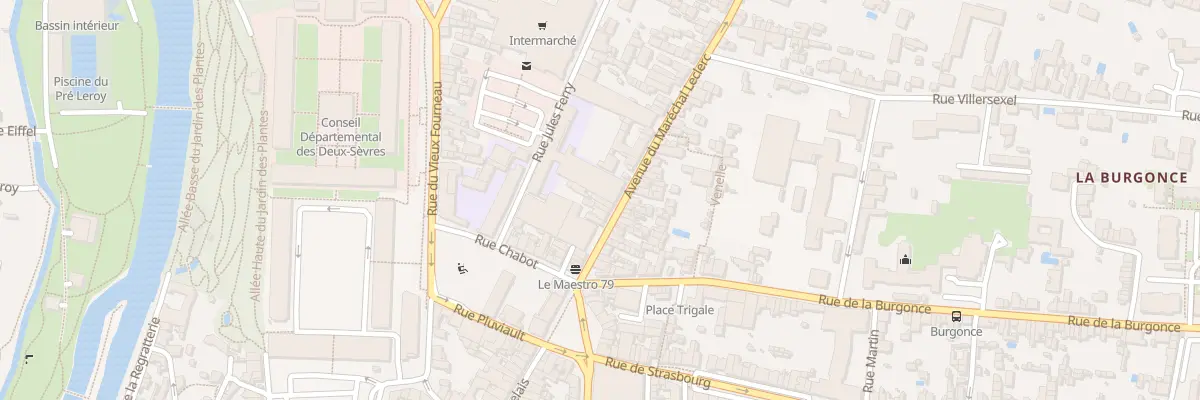 Plan du 19 Rue du Mal Leclerc à Niort