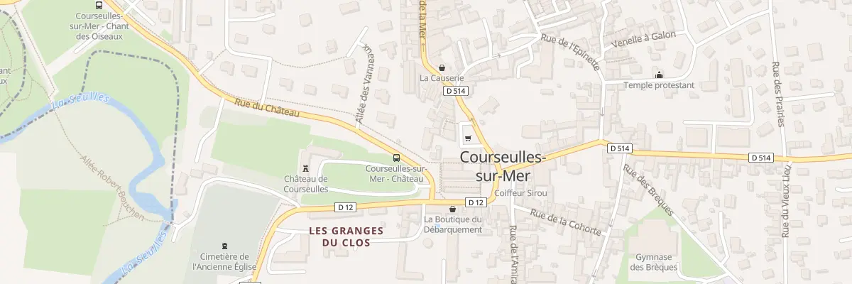 Plan du 7 Rue de la Mer à Courseulles-sur-Mer