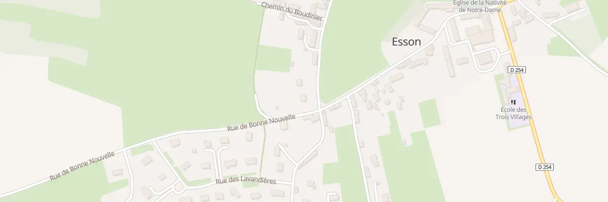 Plan du 1 Rue de Gronde à Esson