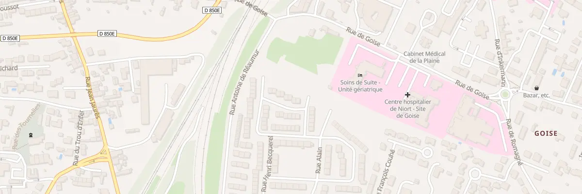 Plan du 11 Rue Guillaume Apollinaire à Niort
