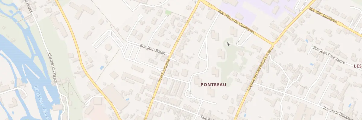 Plan du 34B Rue Sarrazine à Niort